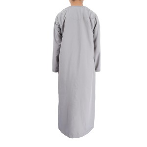 2019 Best Selling Long Sleeve Oman Boy Thobe Islamic Clothing