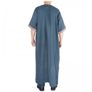 2 pieces with pants islamic men wear thobe jubba clothes ikaf brand