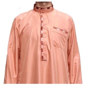 In stock Daffah brand 2 pieces/set with pants kain thobe muslim for men for Eid