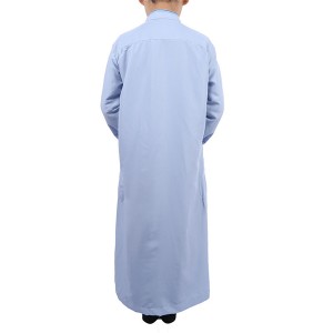 Factory Wholesale Islamic Boy Dress Qatar Thobe Clothing with Daffah Brand